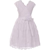 iGirlDress Little Girls Floral Design Lace Easter/Spring Dress Sizes 2-16