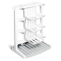 Munchkin® Tidy Dry™ Space Saving Vertical Bottle Drying Rack for Baby Bottles and Accessories, White