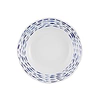 Folkifunki Soup Plate Blue, Set of 4