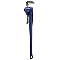 IRWIN Tools VISE-GRIP Pipe Wrench, Cast Iron, 6-Inch Jaw, 48-Inch Length (274108),Blue