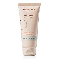 SEATERRA - Mineral Enhanced Foot Cream, DEAD SEA Plus – white peony and red sage root. 97% Natural Ingredients, Vegan, 100 ml / 3.4 fl.oz