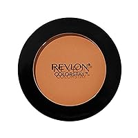 Revlon Powder Foundation, ColorStay Face Makeup, Longwearing, Oil Free-Fragrance Free, Noncomedogenic, Cappuccino (410)