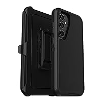 Defender Case Compatible with Samsung Galaxy S23 FE 5G Screenless Case with Port Protection and Belt Clip Black