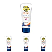 Sport 100% Mineral Sunscreen Lotion, Broad Spectrum, SPF 50+, 6oz. (Pack of 4)