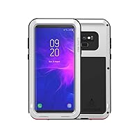 Metal Case for Samsung Galaxy Note 9, Hybrid Aluminum Alloy Metal Bumper Military Shockproof Heavy Duty Dirtproof Snowproof Case for Samsung Galaxy Note 9(Silver)