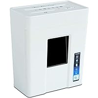 Cross-Cut Paper Shredder,5 Sheet Capacity, 10 Minutes Continuous Duty, Exclusive Hybrid Technology,White