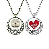 Traditional Japanese Local Different Sushi Pendant Necklace Mens Womens Valentine Chain