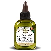 Difeel Essentials Hydrating Coconut Hair Oil 2.5 oz. - Anti-Frizz, Nourishing Moisture, Improves Shine Hair Oil