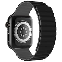 Apple Watch 1-8 generation Apple Watch with silicone strap two-color strong magnetic strap