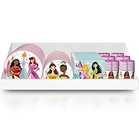 Disney Princess Counter Display - 120 Pcs | Multicolor Paper Tableware Set - Perfect for Kids' Parties & Celebrations