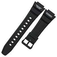 Genuine Replacement Casio Watch Band Black Rubber Strap #10431875 SGW-500 SGW-500H-1B