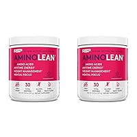 RSP NUTRITION AminoLean Pre Workout Powder, Amino Energy & Weight Management with BCAA Amino Acids & Natural Caffeine, Preworkout Boost for Men & Women, 30 Serv (Pack of 2)