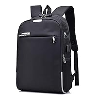 15.6 inch Laptop Backpack Large Capacity Anti Theft Business Bag with Password Lock External USB&Headphone Interface Black,15.6 inch Backpack