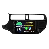 9'' Android Car Stereo Radio for Kia RIO K3 2011-2014 Octa Core Android 10.0 HD Touchscreen Headunit supports GPS Navigation Carplay Android Auto Bluetooth DSP SWC WIFI AHD Backup Camera-3+32