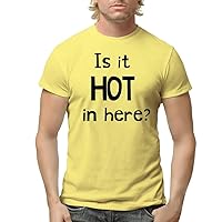 is it hot in here? - Men's Adult Short Sleeve T-Shirt