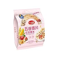 Renrenhuanxi Five Cereals Oatmeal(Red Bean Coix Seed) Net Wt.: 22.15 Oz (628g) 1pack