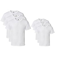 Alstyle Men's Cotton Crew Neck Short Sleeve T-Shirt 6-Pack