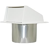 Builder's Best EX-EVW 04 4-Inch Diameter Plastic Eave Vent, White