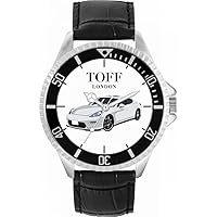 Silver Sports Car Watch Ladies 38mm Case 3atm Water Resistant Custom Designed Quartz Movement Luxury Fashionable