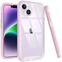 Puxicu Case for iPhone 14 Plus, Drop Protective Cover for 6.7 inch iPhone 14 Plus, Matte Pink