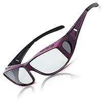 LVIOE Fit Over Blue Light Blocking Glasses and Computer Eyewear- Wear Over Prescription Glasses/Reading Glasses/RX Glasses