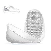 Tuli's Classic Gel Heel Cups, Cushion Insert for Shock Absorption and Plantar Fasciitis and Heel Pain Relief, Made in the USA, 1 Pair, Large