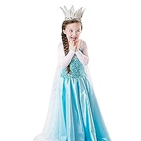 LOEL Princess Dress,Princess Costumes for Girl Birthday Halloween Christmas Cosplay Dress Up
