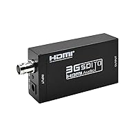 SDI to HDMI Converter, 3G SDI to HDMI Audio Video Adapter, Support SD-SDI, HD-SDI and 3G-SDI Signals for Camera Detector
