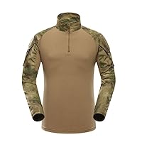Outdoor Sports Airsoft Hunting Shooting Battle Uniform Combat BDU Clothing Tactical Camouflage Shirt