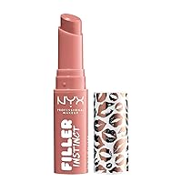 NYX PROFESSIONAL MAKEUP Filler Instinct Plumping Lip Color, Lip Balm - Beach Casual (Nude Pink)