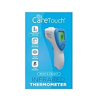 Care Touch Infrared Gun Thermometer - Non-Contact Infrared Thermometer for Kids and Adults with 2 Reading Modes – Body/Forehead and Surface/Object Modes