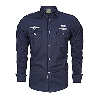 Men's Spring/Autumn Military Tactical Shirt-Long Sleeve Cotton Design-Army Combat Style