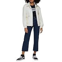 Levi's Women's Faux Leather Dad Bomber Jacket