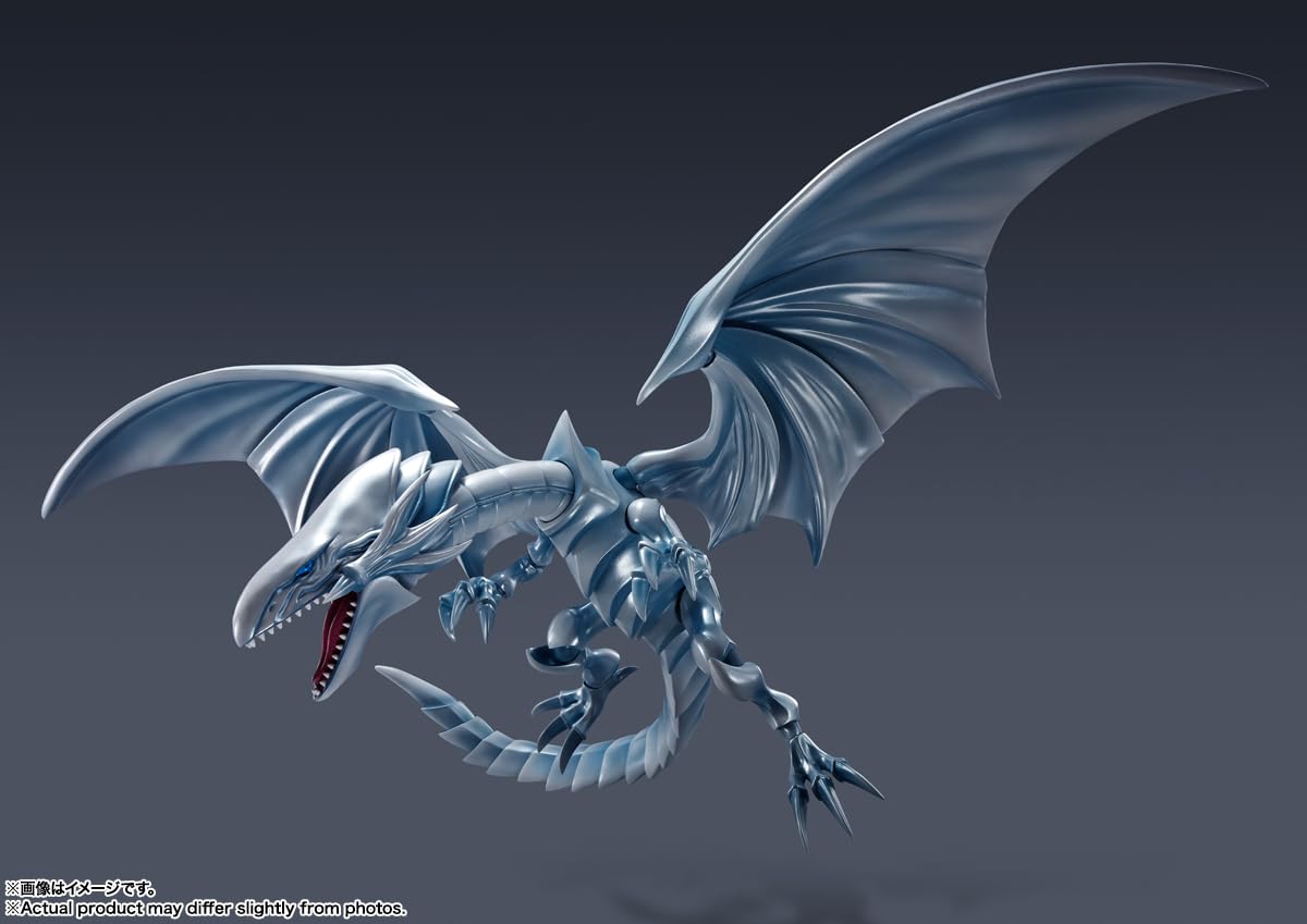 TAMASHII NATIONS - Yu-Gi-Oh! Duel Monsters - Blue-Eyes White Dragon, Bandai Spirits S.H.MonsterArts Action Figure