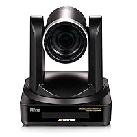 LILLIPUT AVMATRIX PTZ1270-10X Full HD PTZ Camera (10x Optical Zoom) Broadcast and Conference Full HD PTZ Camera for Live Streaming with Remote Control and Mount Bracket