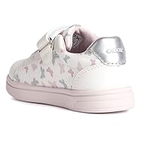GEOX DJ Rock 61 Sneakers, Girls, Toddler, White, Size 8