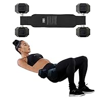 Hip Thrust Belt by SEWD – Use Any Weight to do Lunges, Glute Bridges, Dips and Booty Workouts – Easy to Set Up with Dumbbells for Hip Thrust, Reinforced Lightweight Dumbbell Belt for Home Gym