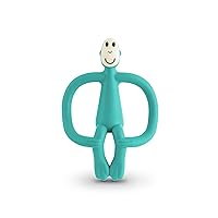 Original Teething Toy for Baby 3 Months+, BPA-Free Food Grade Silicone, Easy to Hold & Naturally Fits in Mouth, Stimulates and Massages Sore Gums, Green