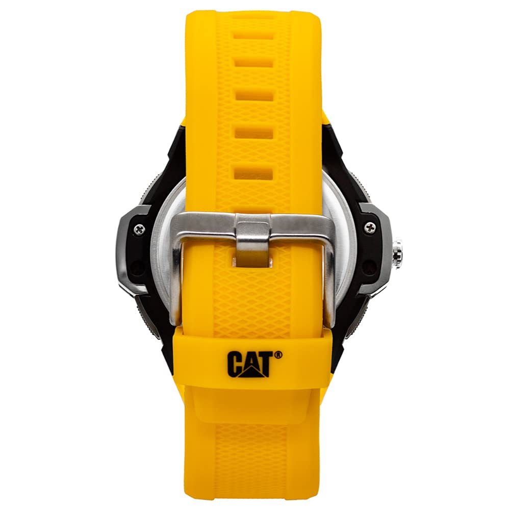 CAT WATCHES Men's 'Anadigit' Quartz Stainless Steel and Rubber Casual, (Model: MA14521131)