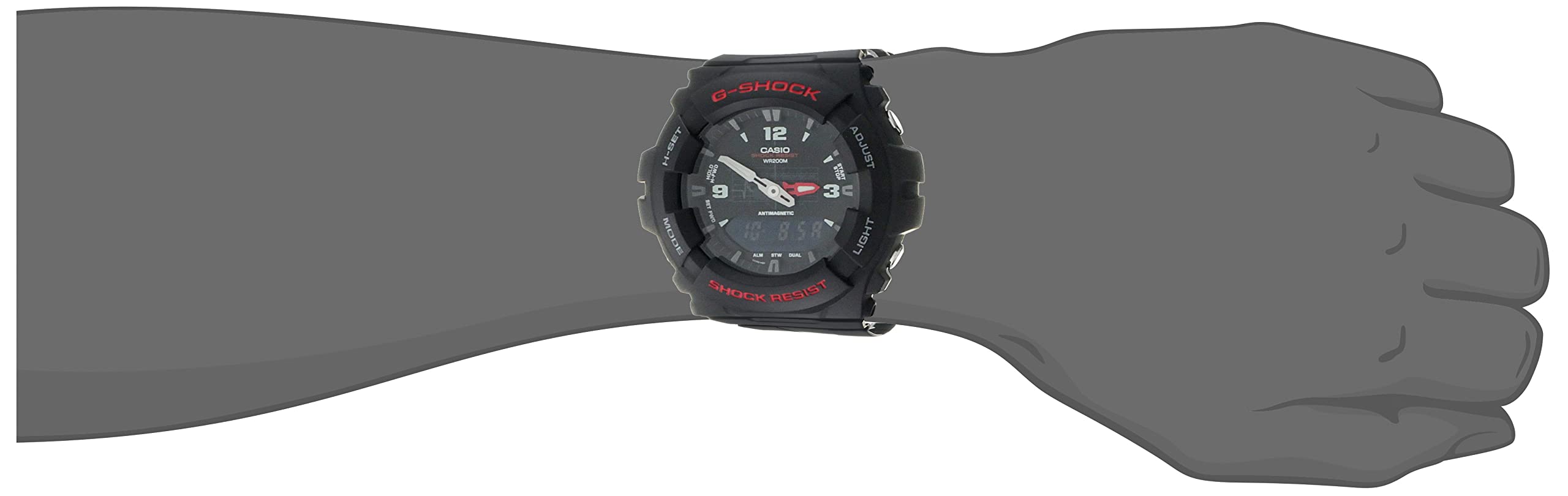 Casio Men's G-Shock G100-1BV Sport Watch