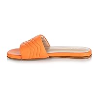 8542 Italian Designer Women Orange Sandals