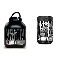 Animal Whey Isolate Protein Powder, Loaded for Post Workout and Recovery & Fury - Pre Workout Powder Supplement for Energy and Focus