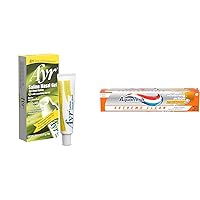 AYR Saline Nasal Gel Tube & Aquafresh Whitening Toothpaste Cavity Protection Bundle