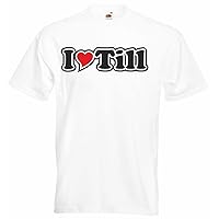 Black Dragon - T-Shirt Man - I Love with Heart - Party Name Carnival - I Love Till