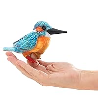 Folkmanis Mini Common Kingfisher Finger Puppet