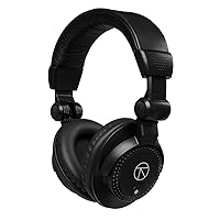 TAPH100 Closed-Back Studio Monitor Headphones, Stereo Over-The-Ear Wired Phones, Bass-Infused Sound, Engineered 50mm Speaker Drivers