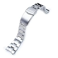 MiLTAT Watch Band compatible with Seiko Orient Mako II, Ray II, 22mm Super-O Boyer Solid Screw-Links