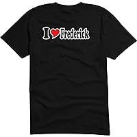 Black Dragon - T-Shirt Man - I Love with Heart - Party Name Carnival - I Love Frederick
