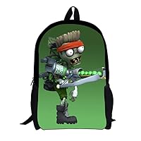 Plants vs. Zombies Game Image Printed Backpack Rucksack Casual Dayback /6