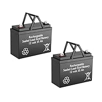 Buzzaround EX 4-Wheel (GB148) Replacement 12V 35Ah Battery - BatteryGuy Brand Equivalent (Qty of 2)